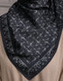 CARYS SQUARE SCARF (BLACK)
